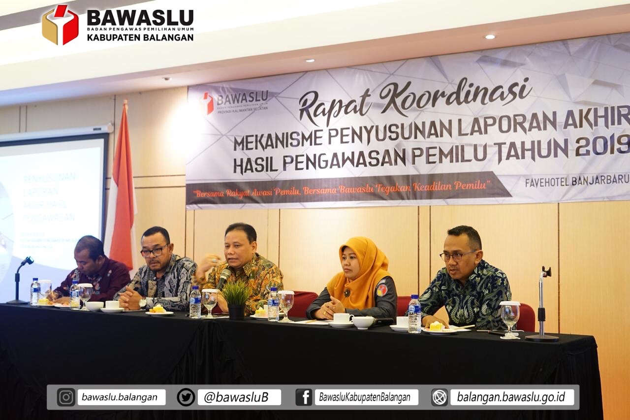 Rapat Koordinasi Penyusunan Laporan Pengawasan