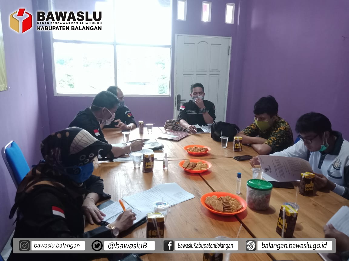 Bawaslu Balangan gelar rapat Koordinasi Sentra Gakkumdu dalam penanganan Pelanggaran Tindak Pidana Pemilihan 2020