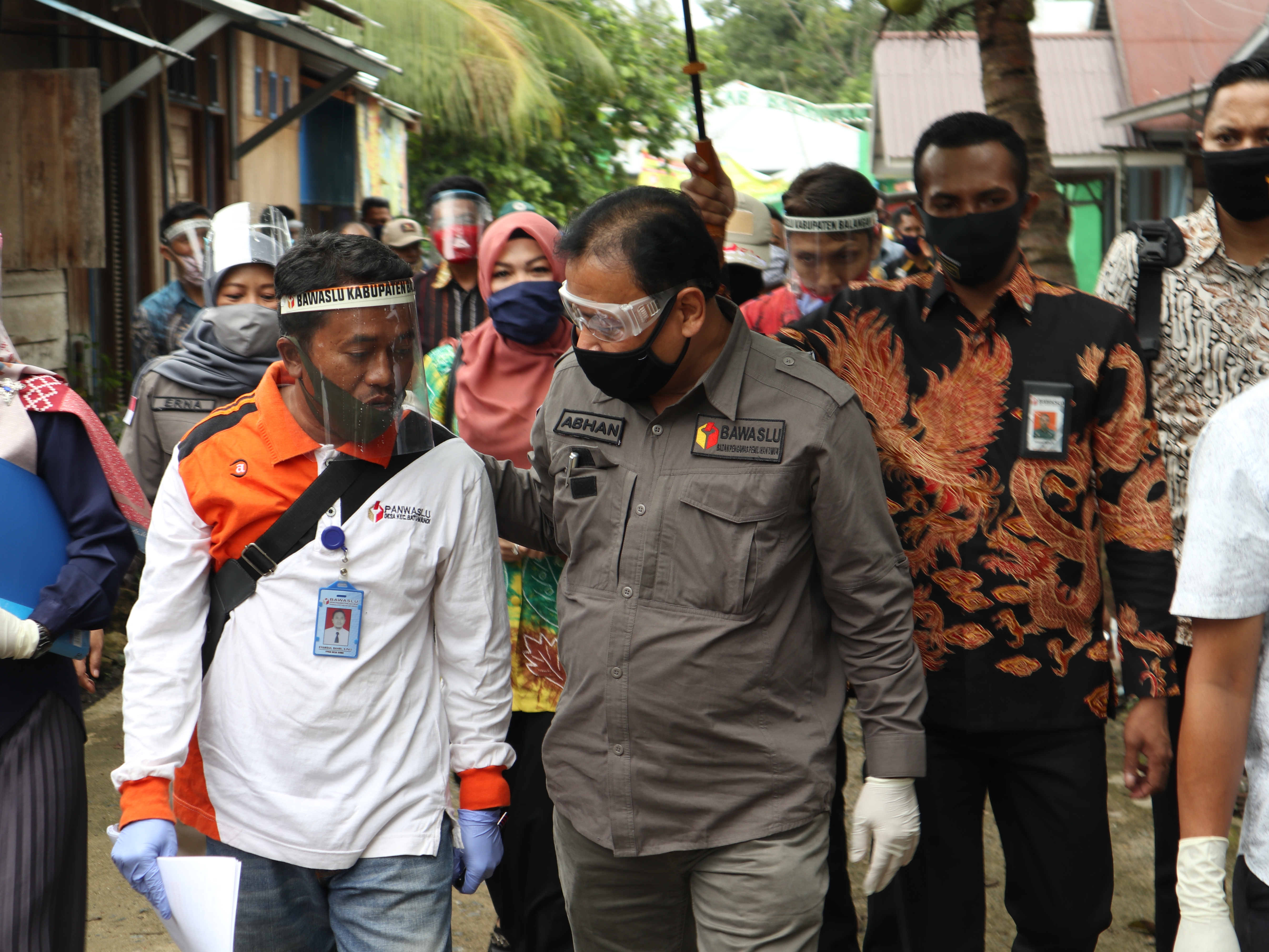 Abhan Sambangi Bawaslu Balangan, Awasi Verfak Dukungan Perseorangan