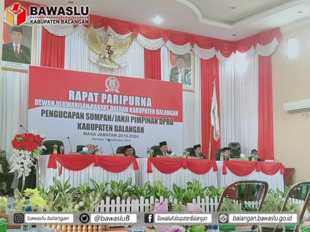 Ucap Sumpah Pimpinan Wakil Rakyat