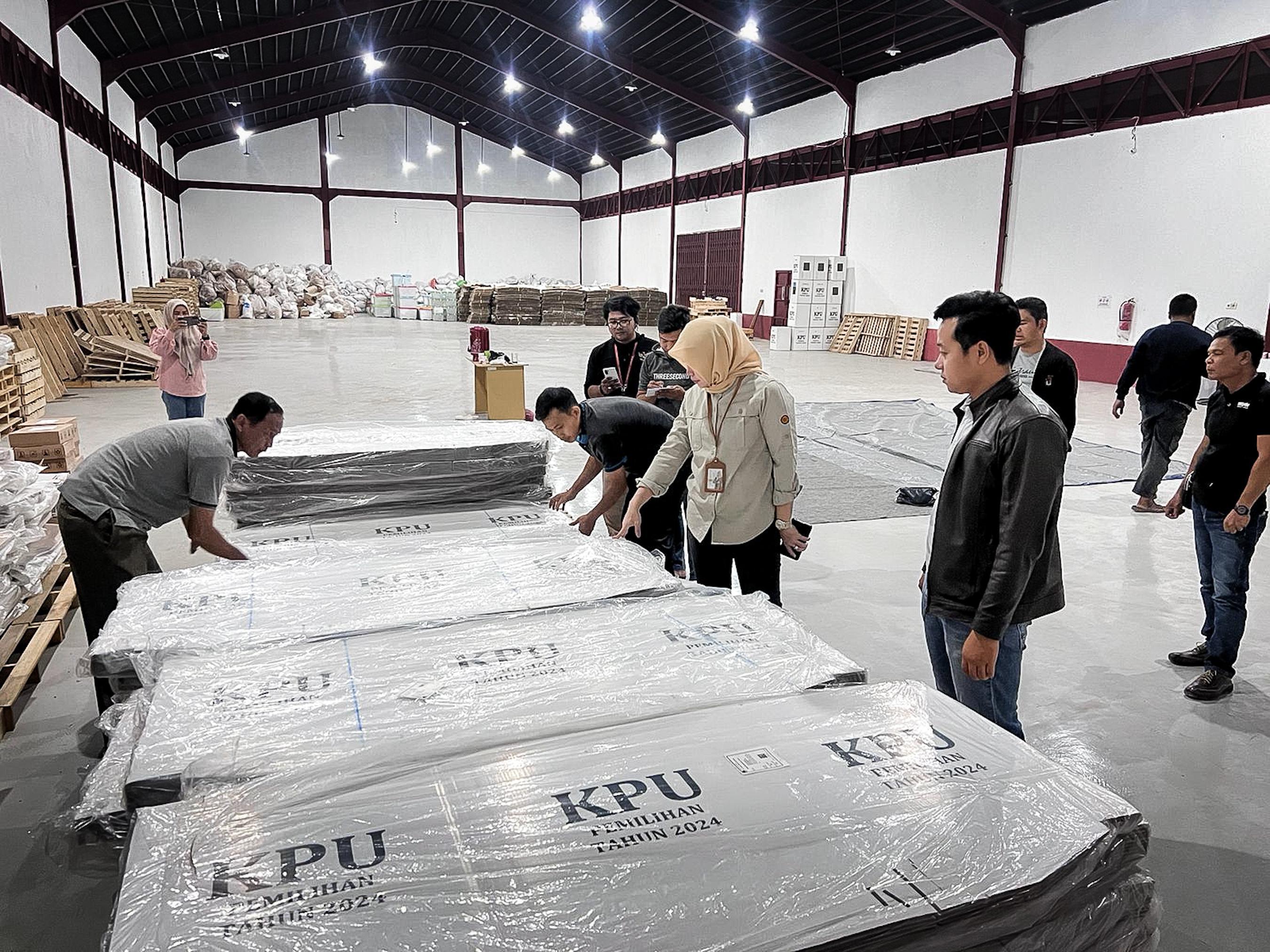 Logistik Bilik Suara Pemilihan Tahun 2024