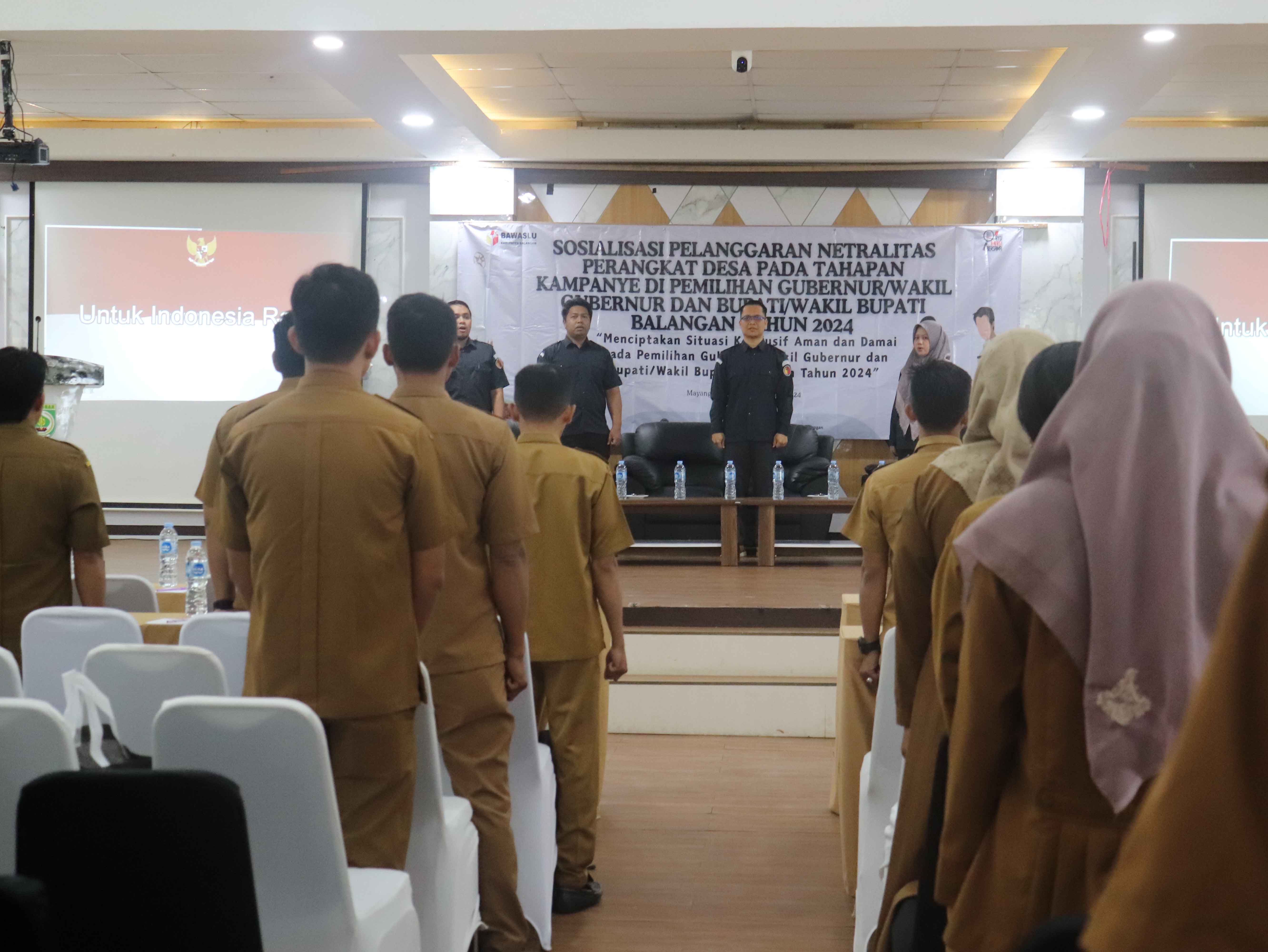 Sosialisasi Netralitas Perangkat Desa