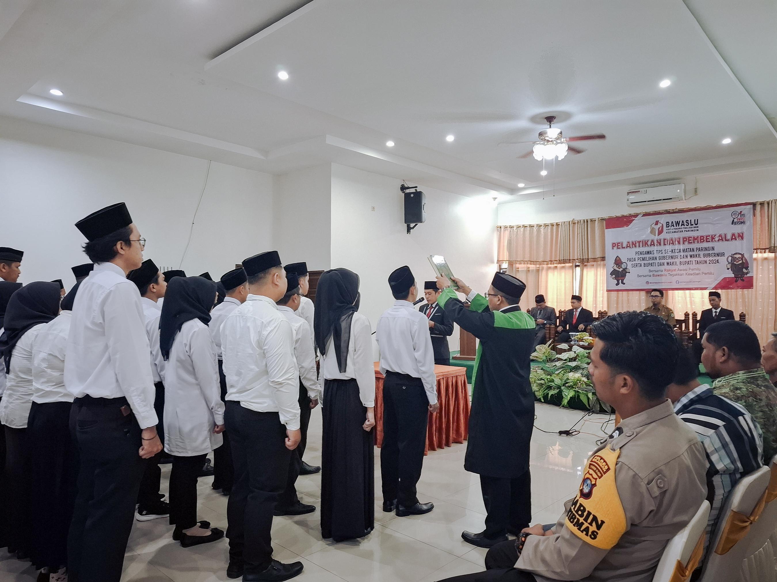 Pelantikan PTPS Pilkada 2024