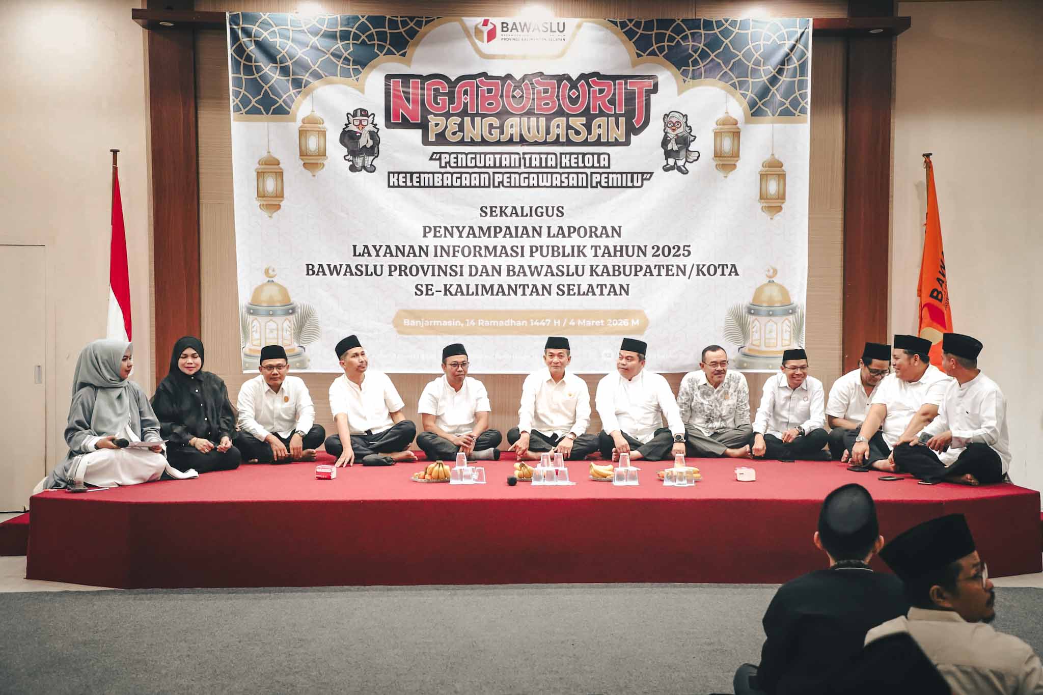Penguatan Kelembagaan dan Buka Puasa Bersama Warnai Ngabuburit Pengawasan Bawaslu Kalsel