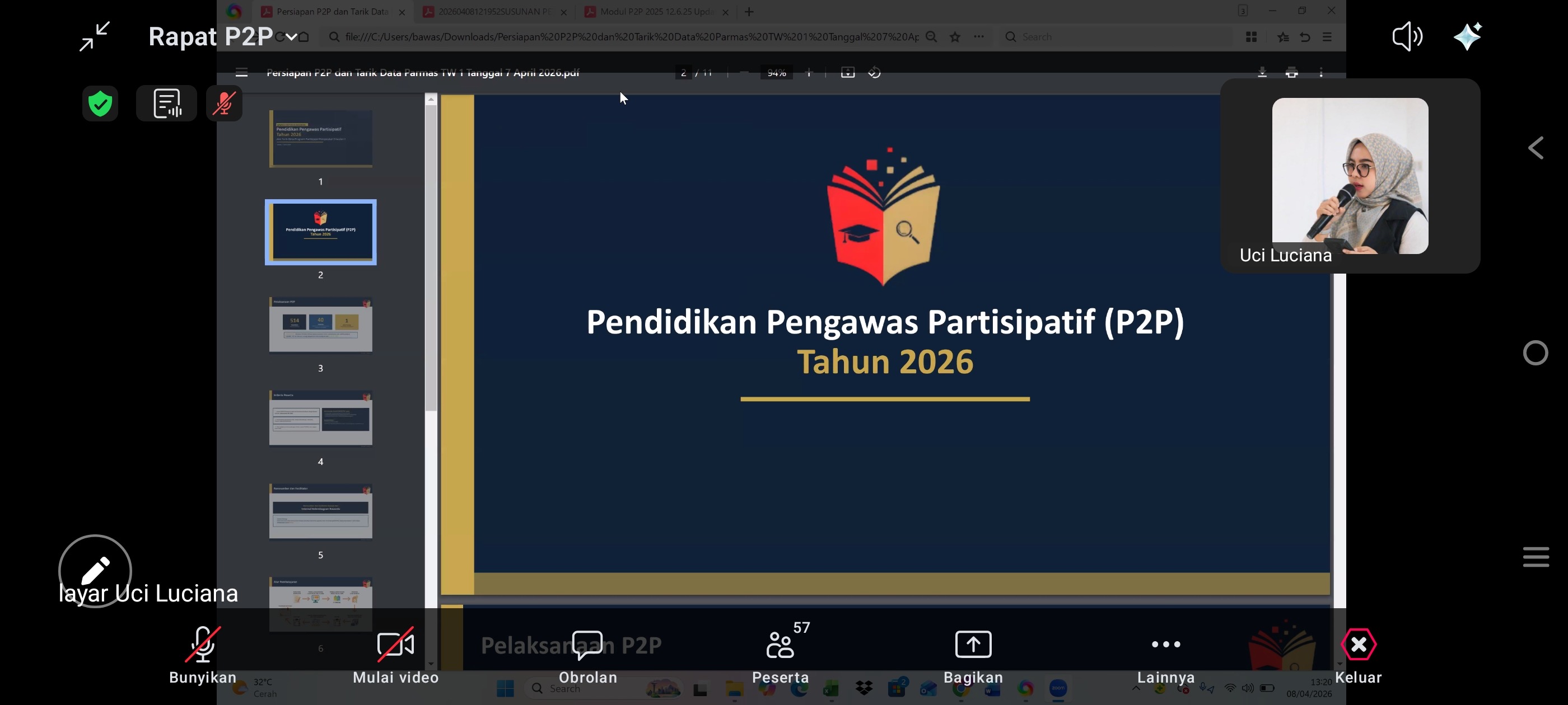 Bawaslu Balangan Matangkan Pendidikan Pengawas Partisipatif dan Evaluasi PDPB