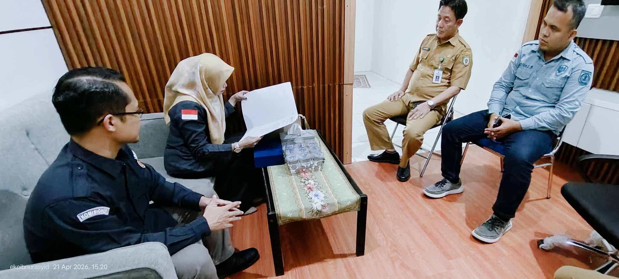 Audiensi dengan Kesbangpol, Bawaslu Kabupaten Balangan Siapkan Tahapan Pemilu di 2027