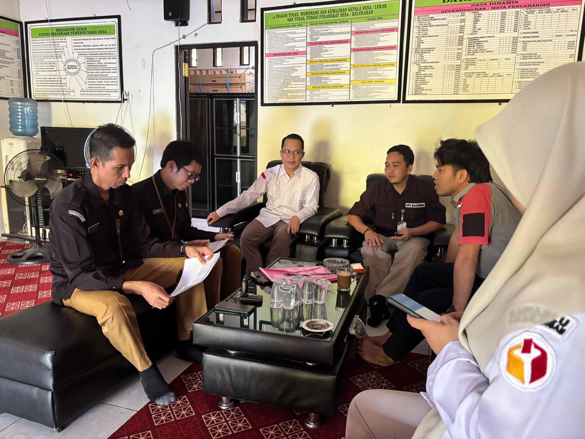 Bawaslu Balangan Lanjutkan Pengawasan Coktas Data Pemilih