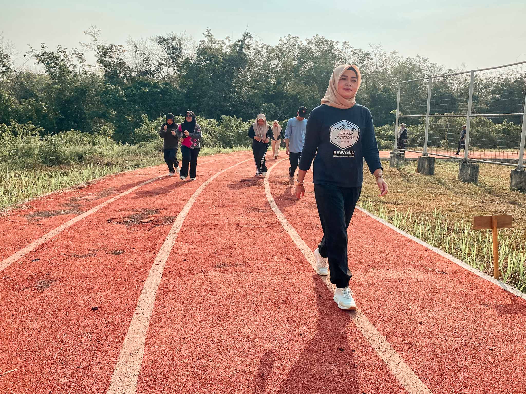 Satu Langkah untuk Sehat, Satu Semangat untuk Bawaslu Balangan