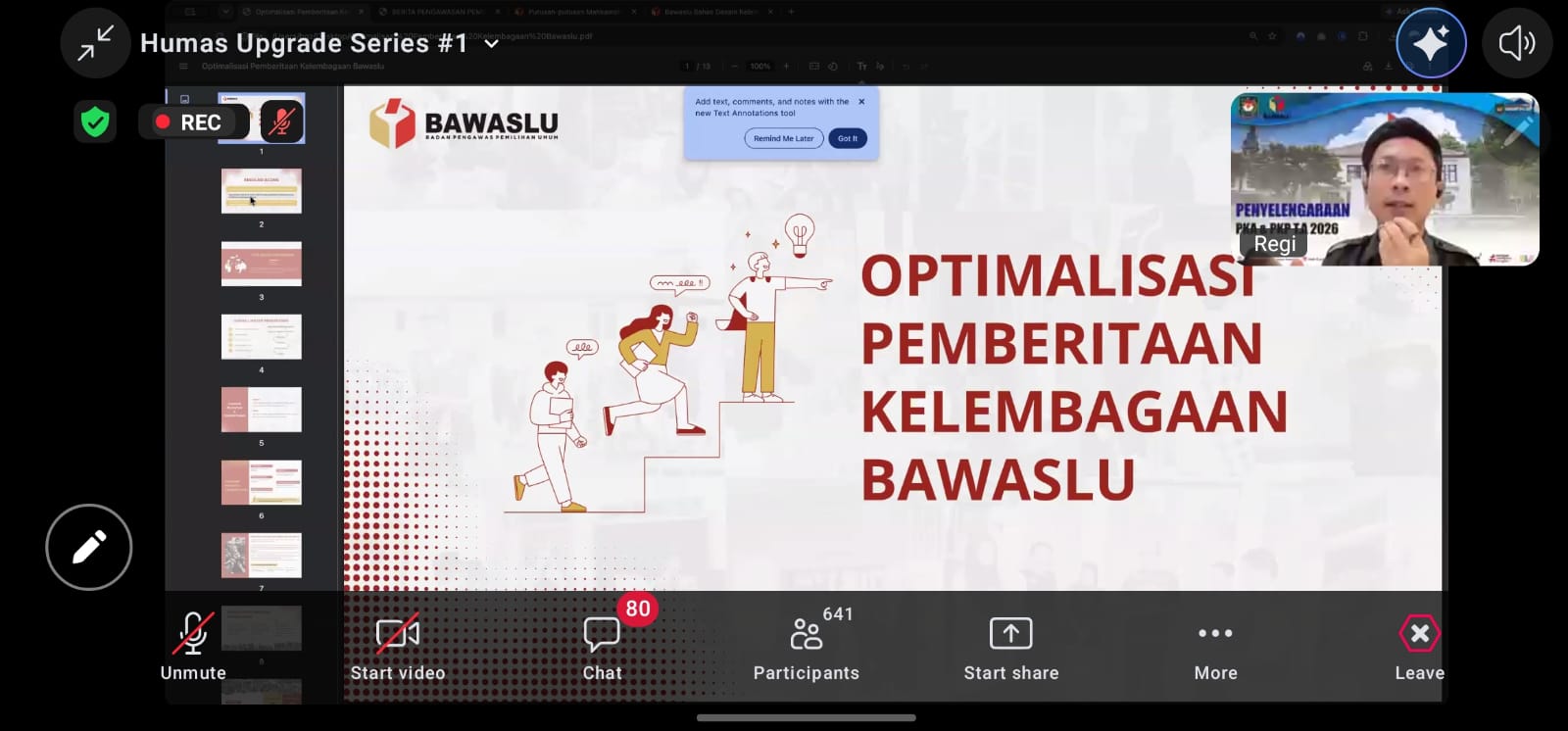 Humas Bawaslu Upgrade Kemampuan Menulis Berita yang Efektif