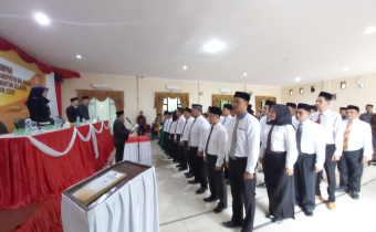 KPU Lantik 40 PPK se-Kabupaten Balangan