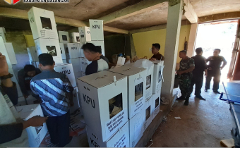 Bawaslu Kabupaten Balangan Awasi Pembukaan Kotak Suara