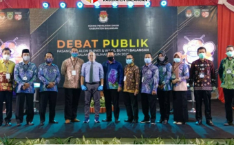 Debat Publik Pertama Antar Paslon DI Kabupaten Balangan