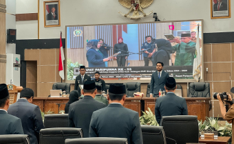 Bawaslu Kabupaten Balangan Hadiri Rapat Paripurna DPRD ke-53
