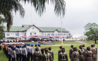 Momentum Hari Bhayangkara, Bawaslu Balangan Teguhkan Kolaborasi dengan Polri