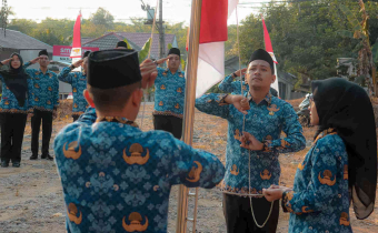 Semarak HUT ke-81 RI, Bawaslu Kabupaten Balangan Gelar Upacara Peringatan Kemerdekaan